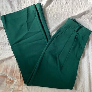 Abercrombie and Fitch green Sloane trouser pants - size 6 long Curve Love